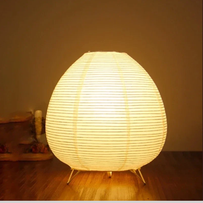 Tischlampe Reispapier Japanischer Stil Uplight Elegantes Ambiente