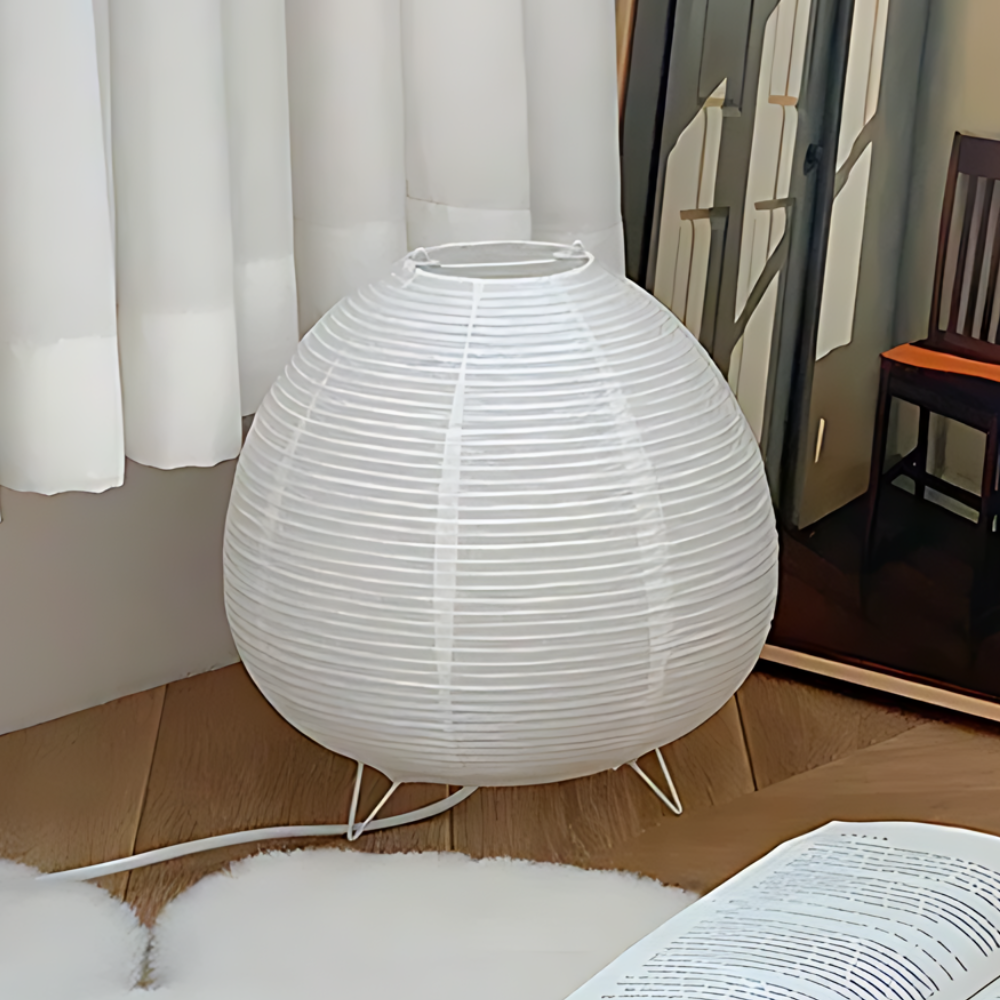 Tischlampe Reispapier Japanischer Stil Uplight Elegantes Ambiente