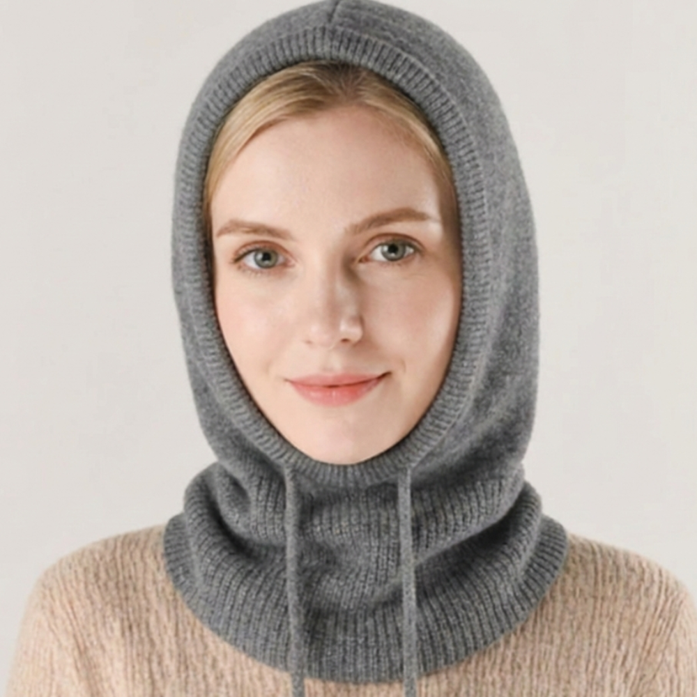 Kaschmir Beanie Strickmütze Warm Sonnenschutz - Image 4