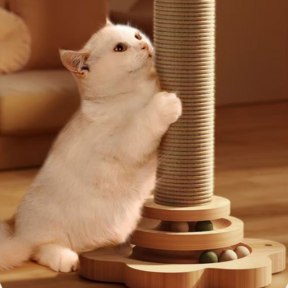 Katzen Aktivitätscenter Spielstation Interaktiver Kratzbaum - Image 2
