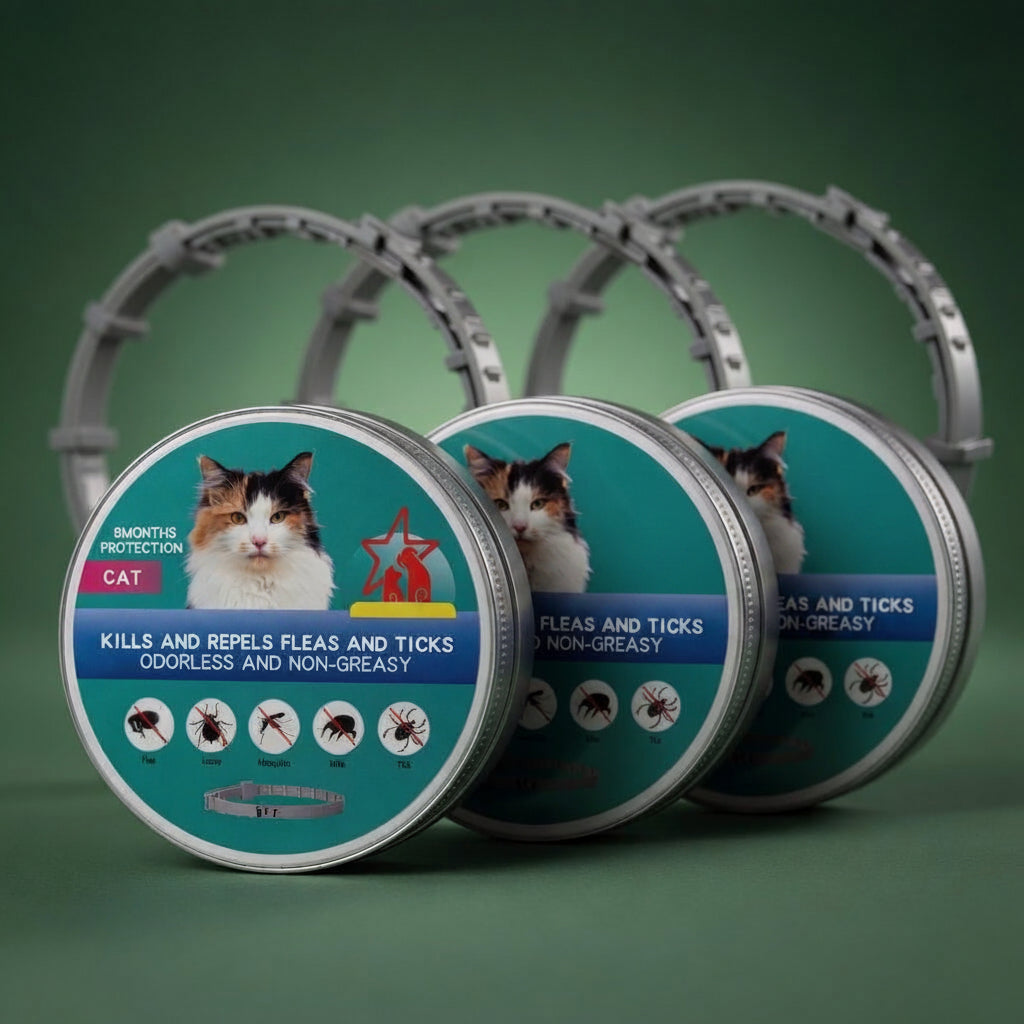 Katzen Hunde Floh Zeckenhalsband 8 Monate Schutz - Image 11