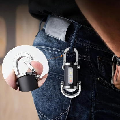 Hiking Flashlight Keychain Compact LED Outdoor