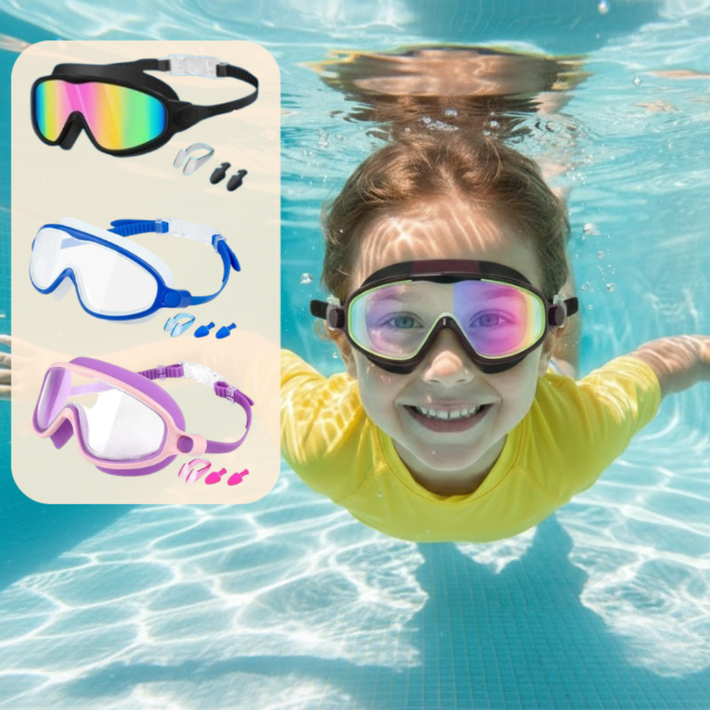 Gafas de natación para niños gafas de natación anti-vaho protección UV para niños