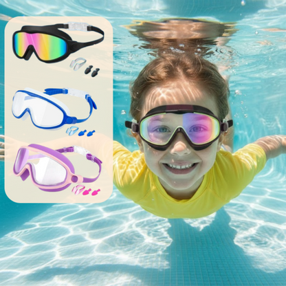 Gafas de natación para niños gafas de natación anti-vaho protección UV para niños