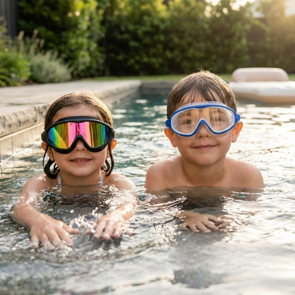 Gafas de natación para niños gafas de natación anti-vaho protección UV para niños