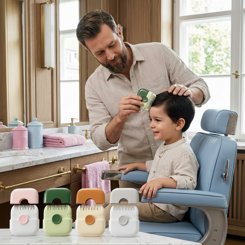 Peigne coupe-cheveux enfant idéal coupe douce coiffage