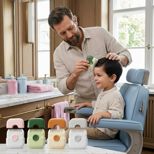 Peigne coupe-cheveux enfant idéal coupe douce coiffage