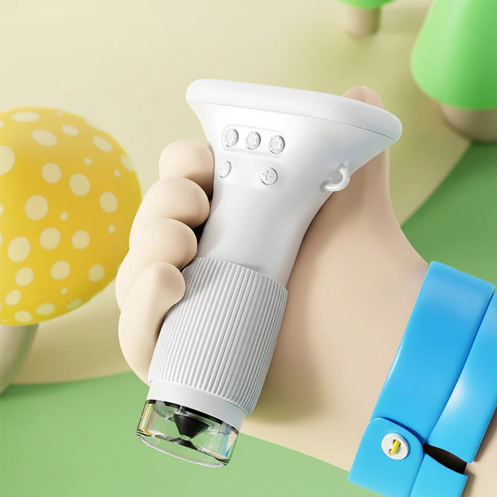 Mini microscopio per bambini microscopio portatile giocattolo educativo