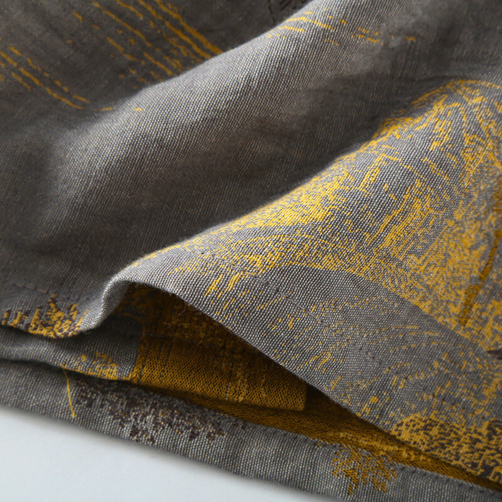 Kimono Bademantel Baumwolle Gürtel - Image 2