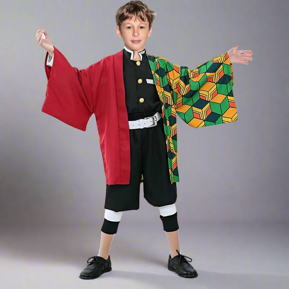 Kimono Kostüm Cosplay Kostüm Kinder Kostüm Anime Outfit - Image 11