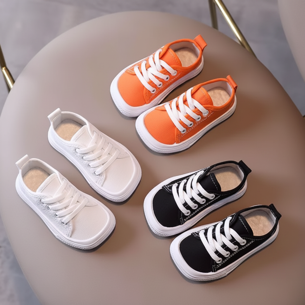 Kinder Barfuß Sneaker Schnürung - Image 1