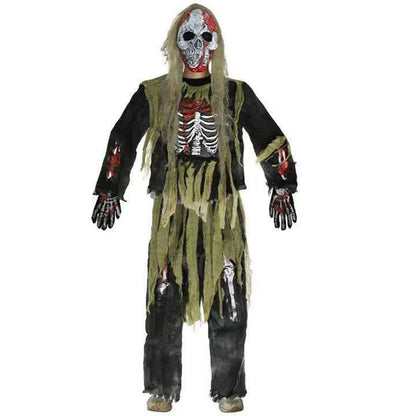 Kinder Halloween Kostüm Zombie Kostüm Skelett Kostüm Gruselig - Image 2