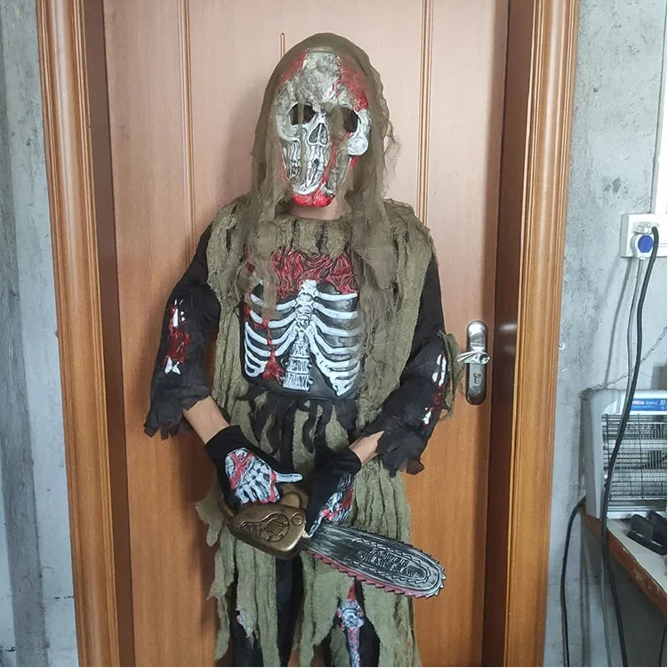Kinder Halloween Kostüm Zombie Kostüm Skelett Kostüm Gruselig - Image 6