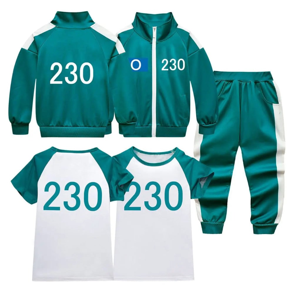 Kinder Tracksuit Kostüm Tracksuit Kinderkostüm Sportlich Set - Image 2