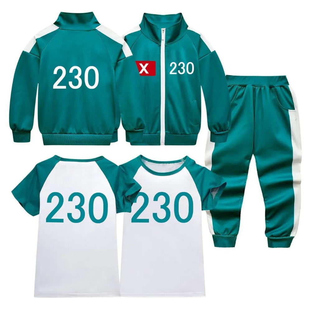 Kinder Tracksuit Kostüm Tracksuit Kinderkostüm Sportlich Set - Image 3