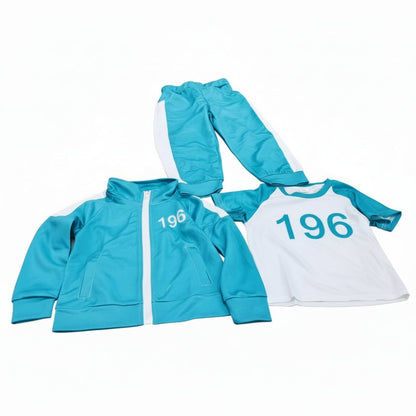 Kinder Trainingsanzug Kostüm Trainingsanzug Kostüm Set Kapuze Streifen - Image 12