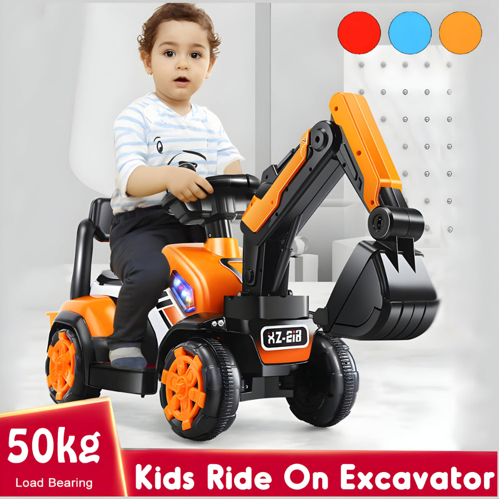 Kinder Baggerfahrzeug Rutschauto Kunststoff Spielzeug