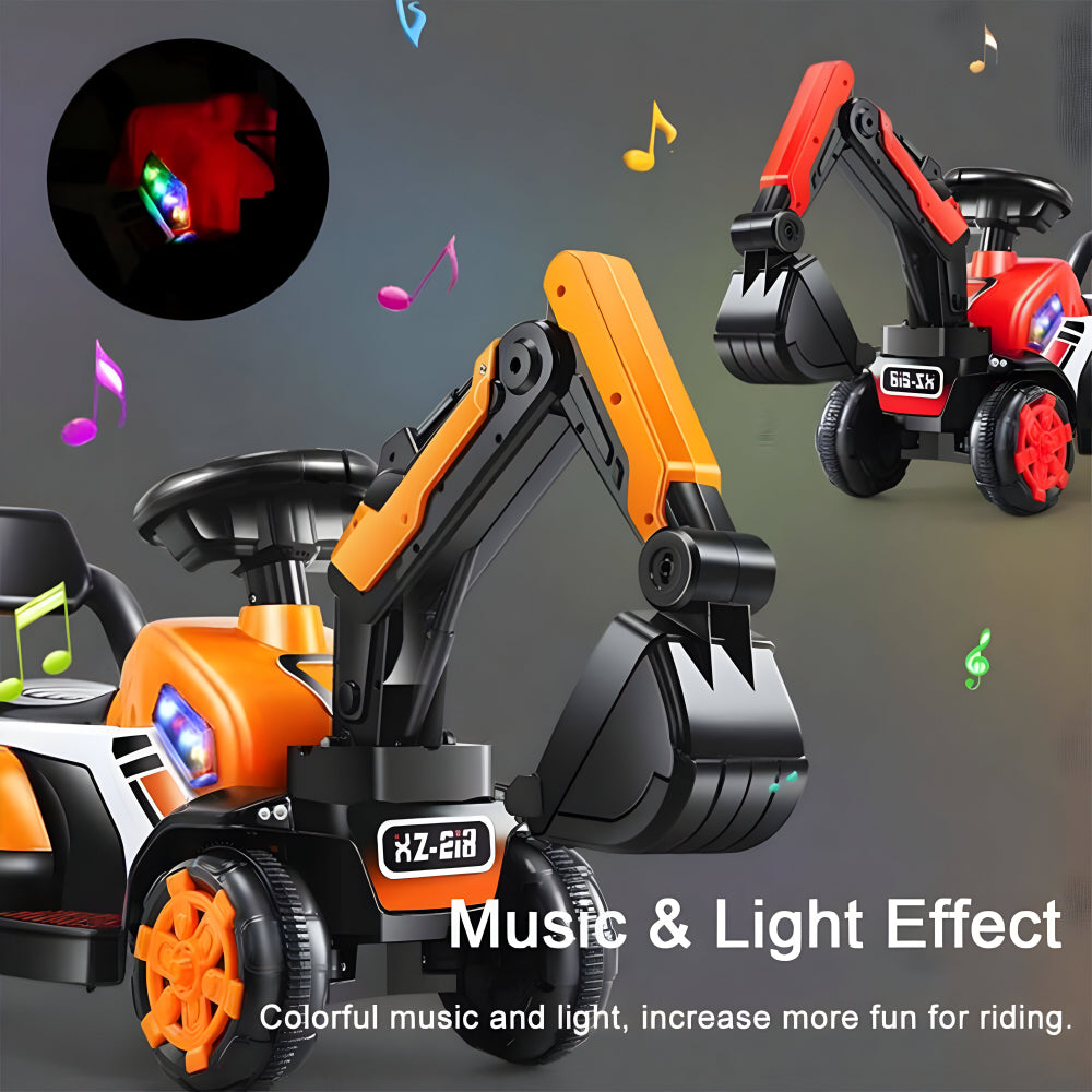 Kinder Baggerfahrzeug Rutschauto Kunststoff Spielzeug