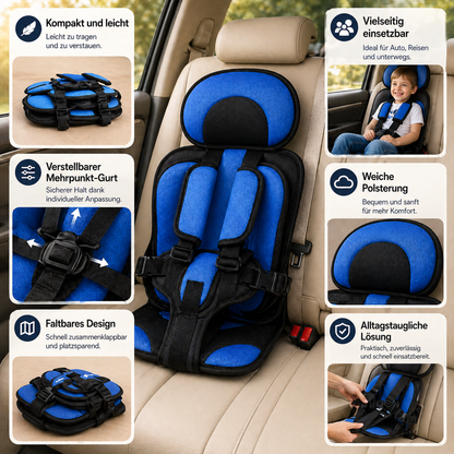 Kindersitzerhöhung Autositz Tragbar Faltbar - Image 2