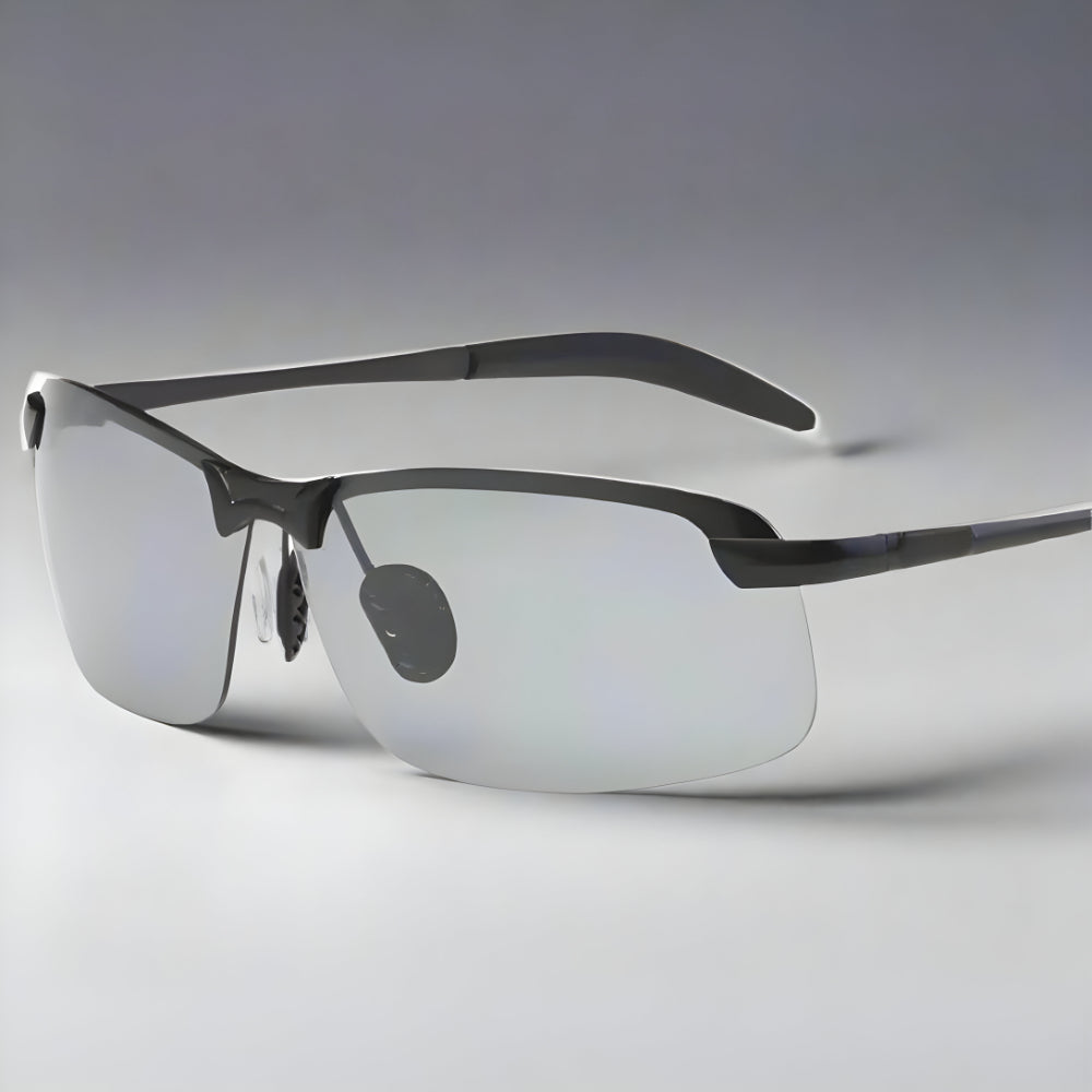 Sunglasses Metal Frame Polarized Photochromic Lenses