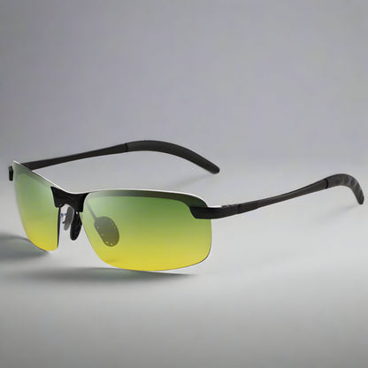 Sunglasses Metal Frame Polarized Photochromic Lenses