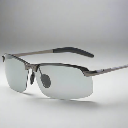 Sunglasses Metal Frame Polarized Photochromic Lenses