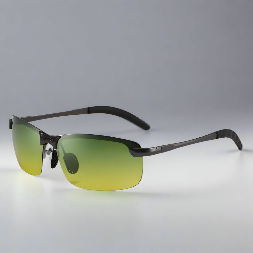 Sunglasses Metal Frame Polarized Photochromic Lenses