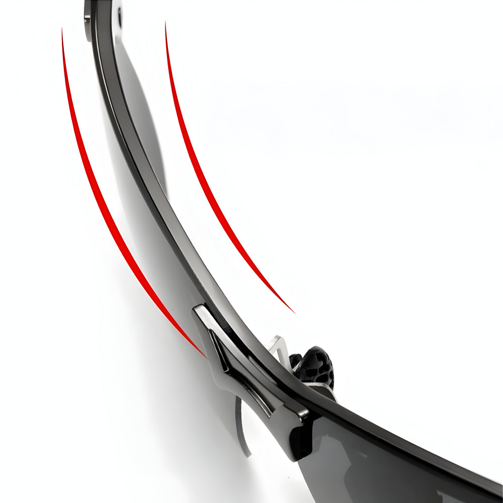 Sunglasses Metal Frame Polarized Photochromic Lenses