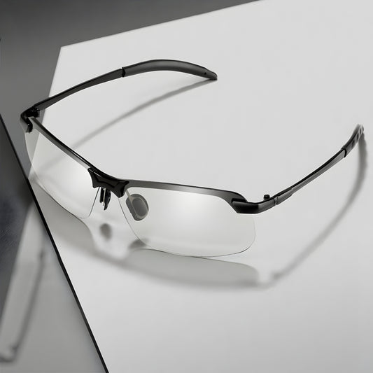 Sonnenbrille Metallrahmen Polarisierte Photochrom Gläser