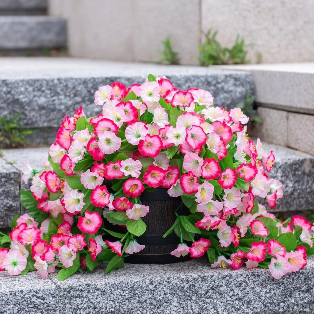 Künstliche Hängeblumen Hausgarten Hängeampel - Image 1