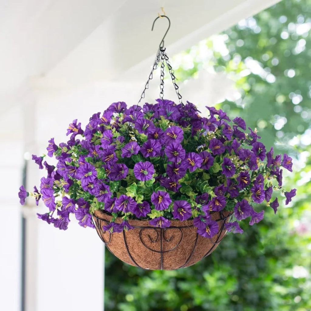 Künstliche Hängeblumen Hausgarten Hängeampel - Image 15