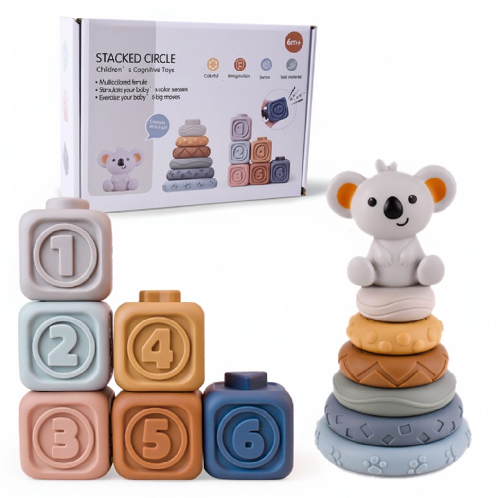 Giocattolo da dentizione per neonati Koala peluche Giocattolo per la dentizione