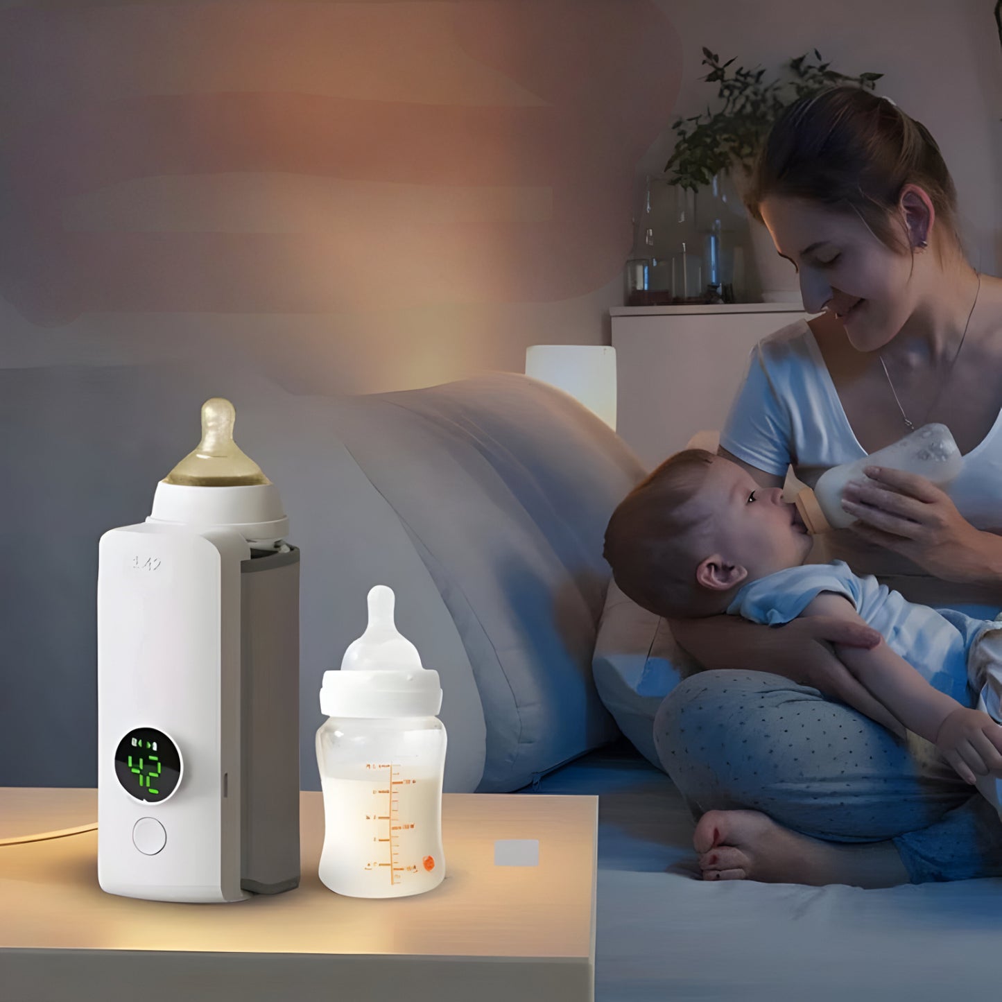 Baby Flaschenwärmer Tragbar Elektrisch Reisegerät