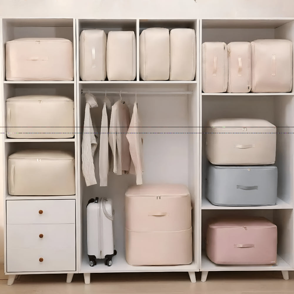 Aufbewahrungsbox Kleiderschrank Organizer Kompression Kleidung Reise