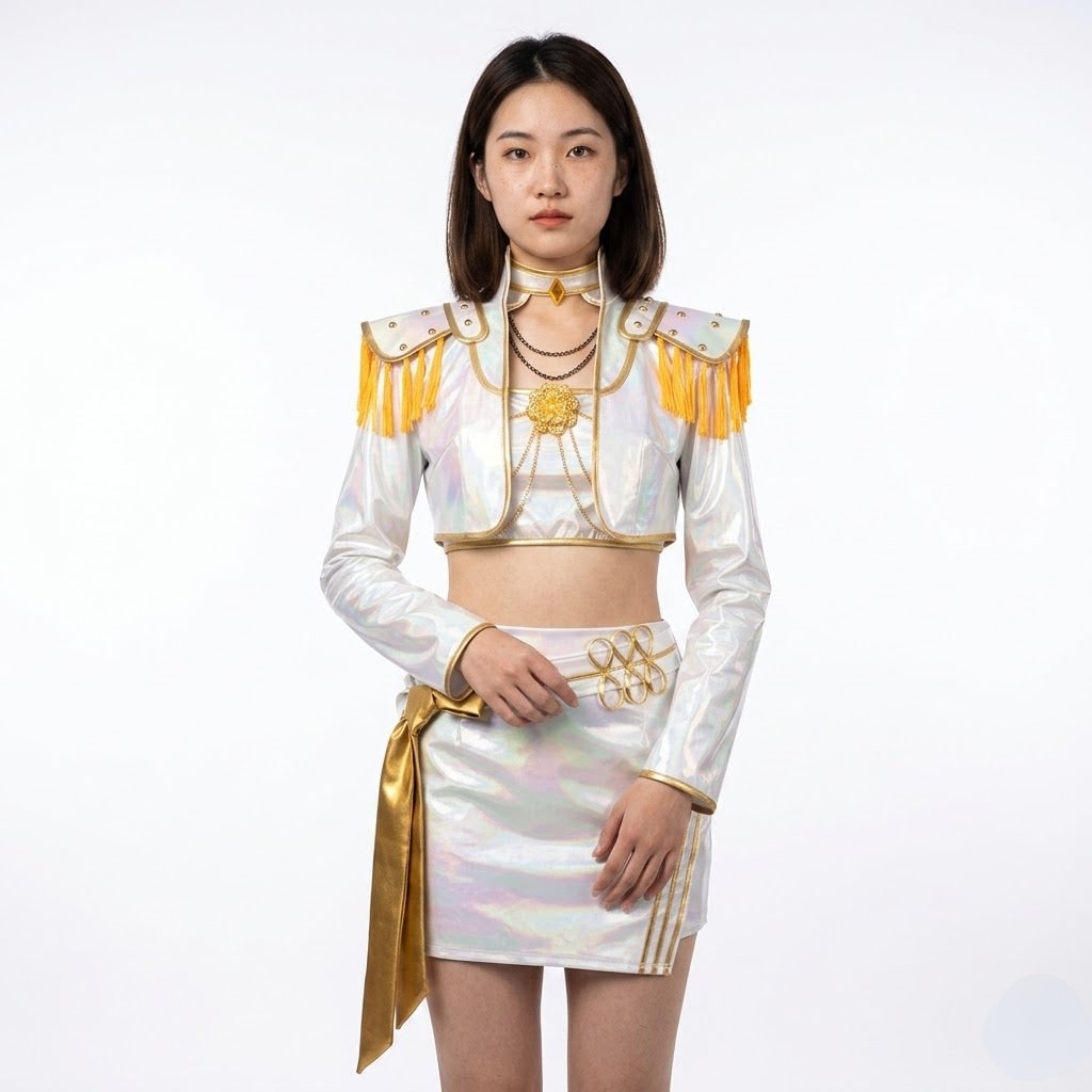 Kpop Kostüm Idol Kostüm Holographisches Kostüm Kostüm Für Auftritte - Image 1