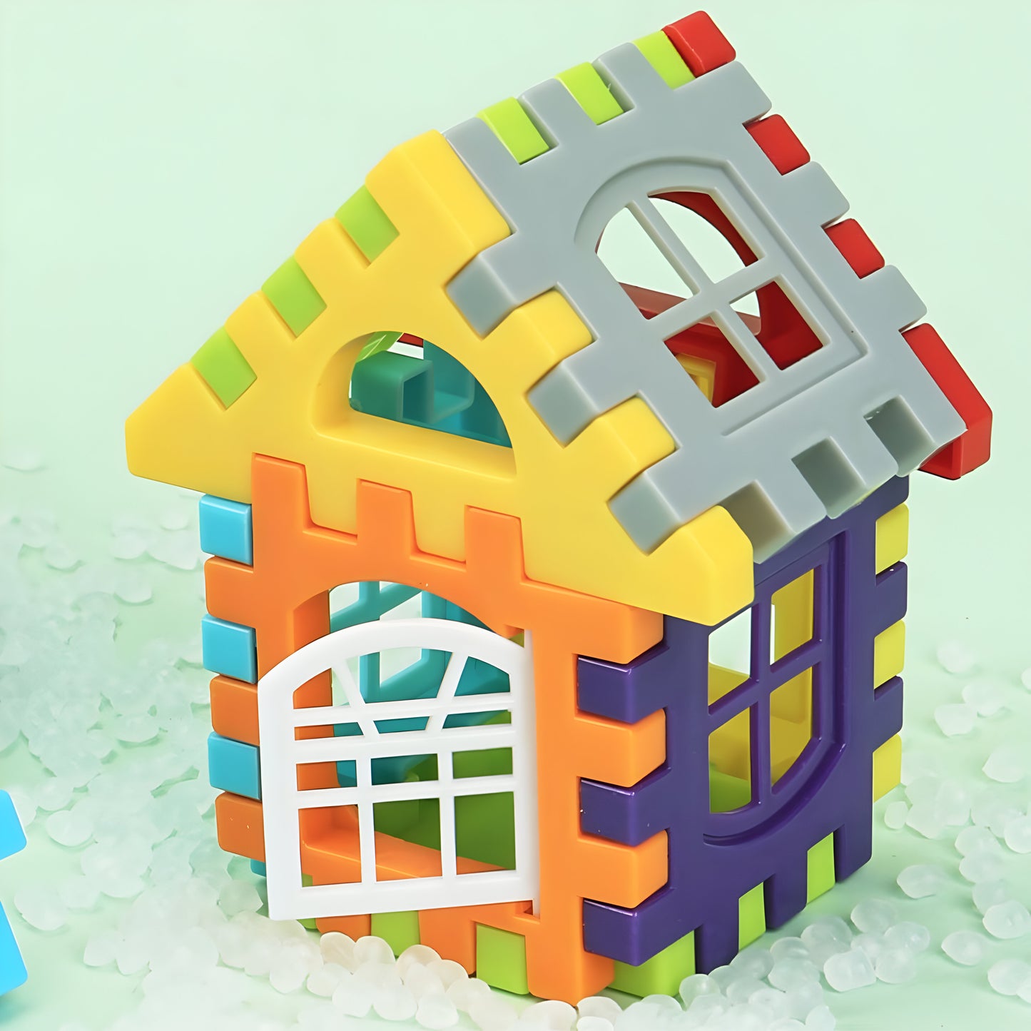 Bausteine Spielzeug Buntes Konstruktionsset Kinder
