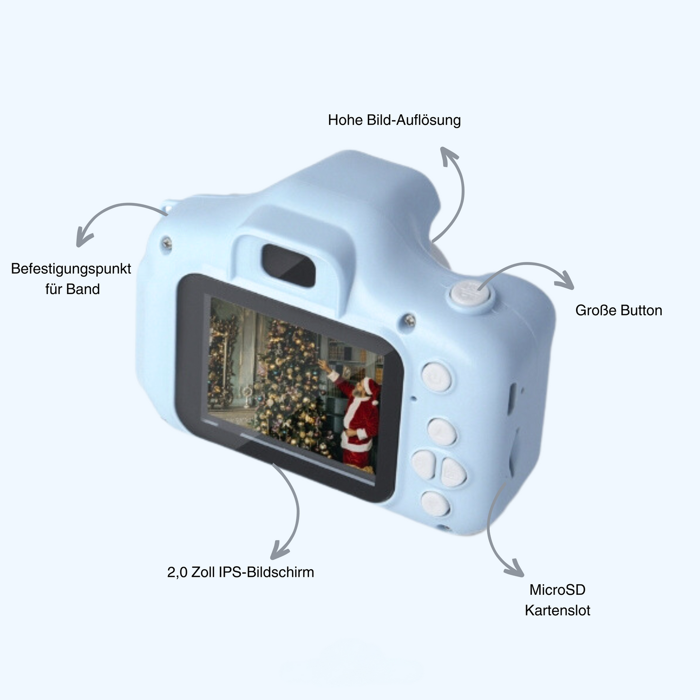 Digital Children's Camera Robust Lightweight Photo Toy