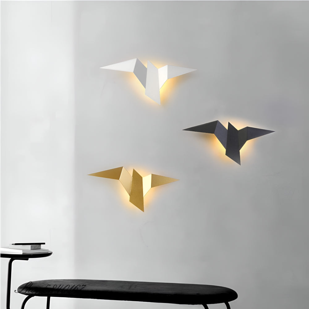 Wandleuchte Modern Metall Origami Design