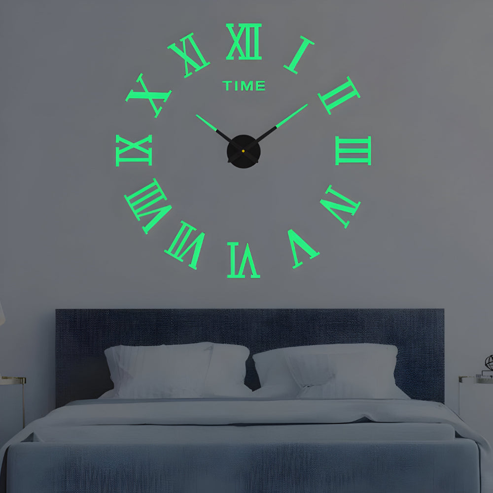 Wanduhr Modern DIY Design Große Zahlen