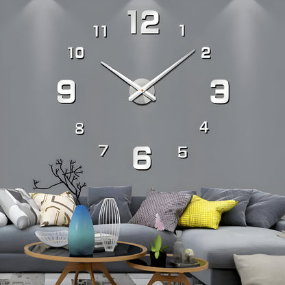 Wanduhr Modern DIY Design Große Zahlen