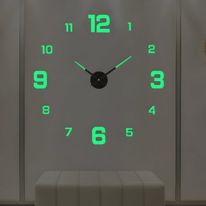 Wanduhr Modern DIY Design Große Zahlen