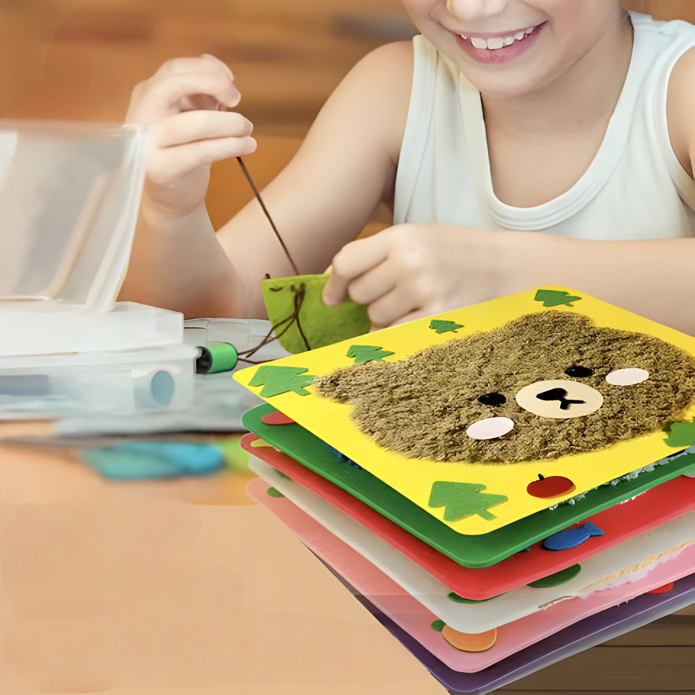 Bastelset Kinder Stoff Tiere Kreatives Spielzeug