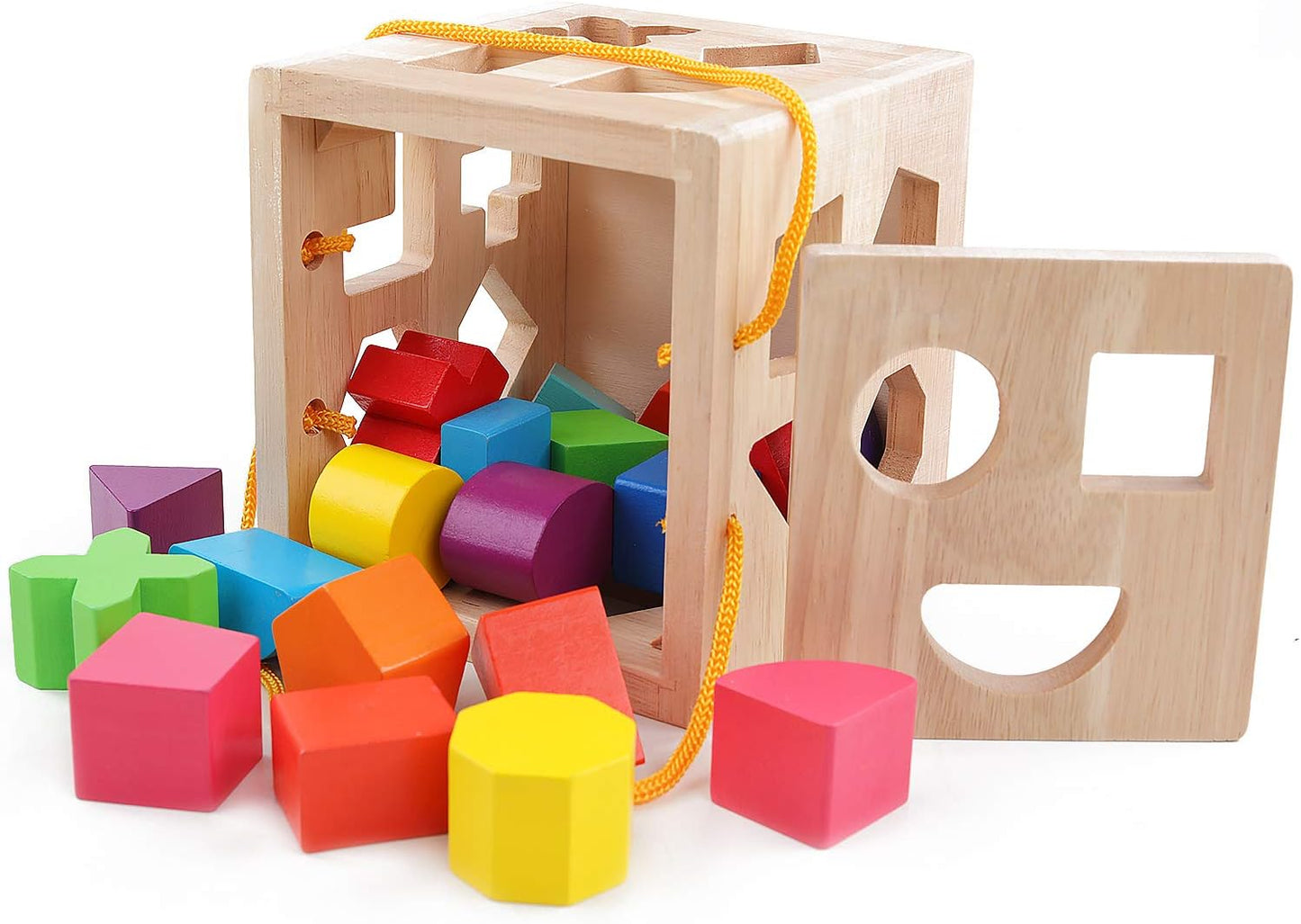 Holz Steckspiel Bunte Formen Lernspielzeug