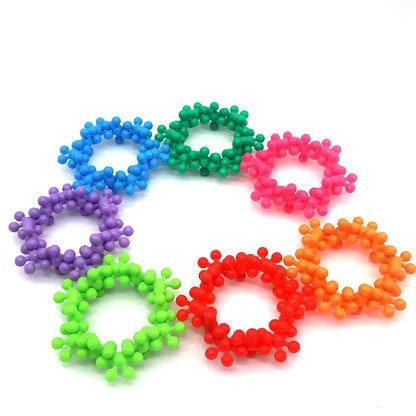 Bauspielzeug aus Kunststoff – Kreative Schneeflockensteine