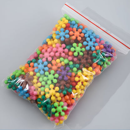 Bauspielzeug aus Kunststoff – Kreative Schneeflockensteine