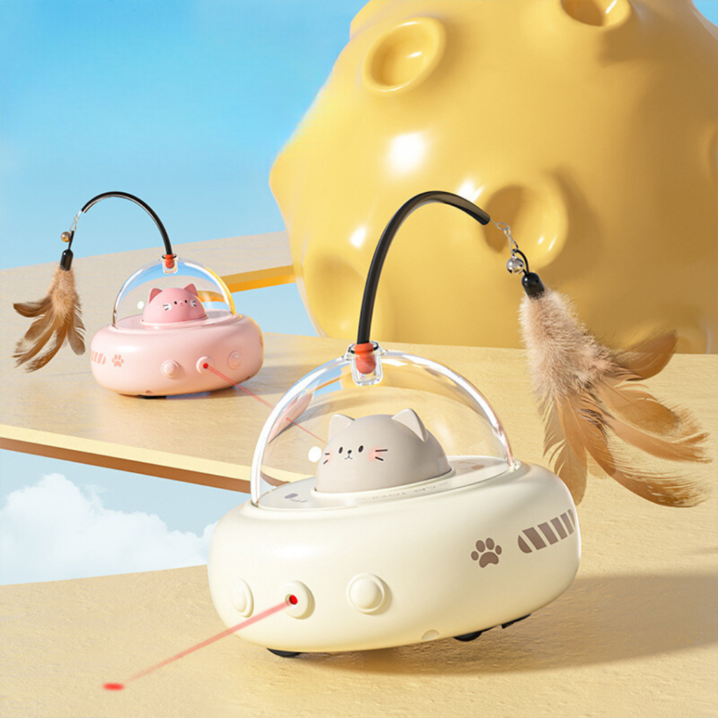 Juguete láser para gatos interactivo automático