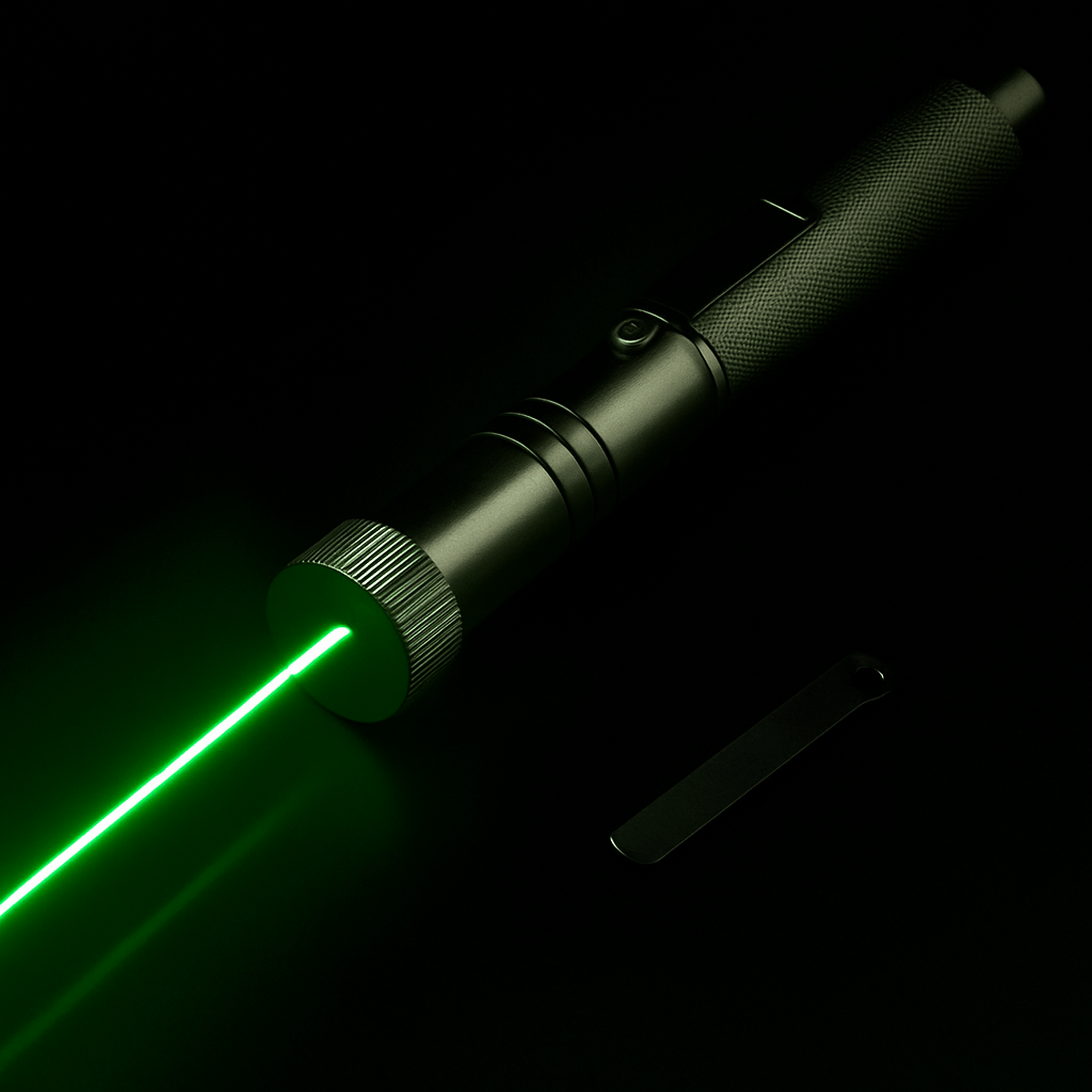 Compact Outdoor Laser Pointer Flashlight Hiking Travel