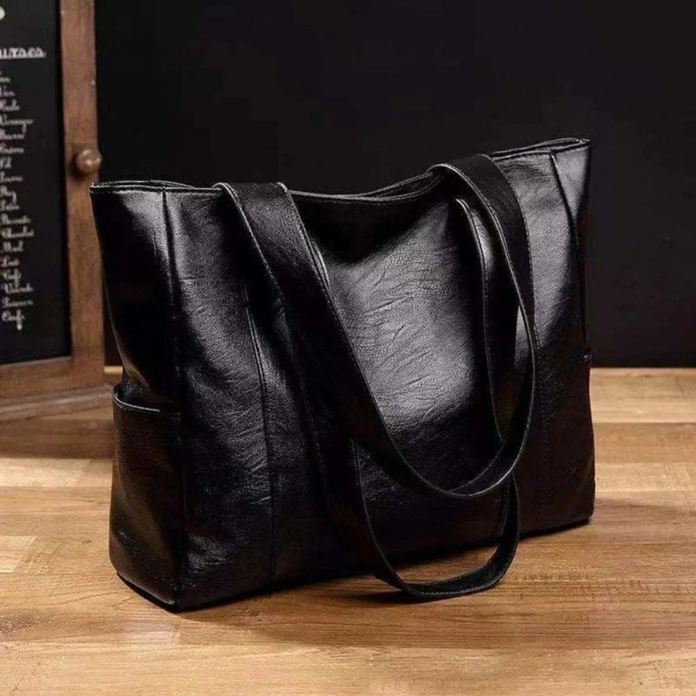 Leder Schultertasche Retro Reißverschluss Umhängetasche - Image 3