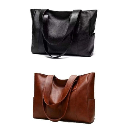 Leder Schultertasche Retro Reißverschluss Umhängetasche - Image 7