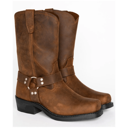 Lederstiefel Schnallenverschluss - Image 5